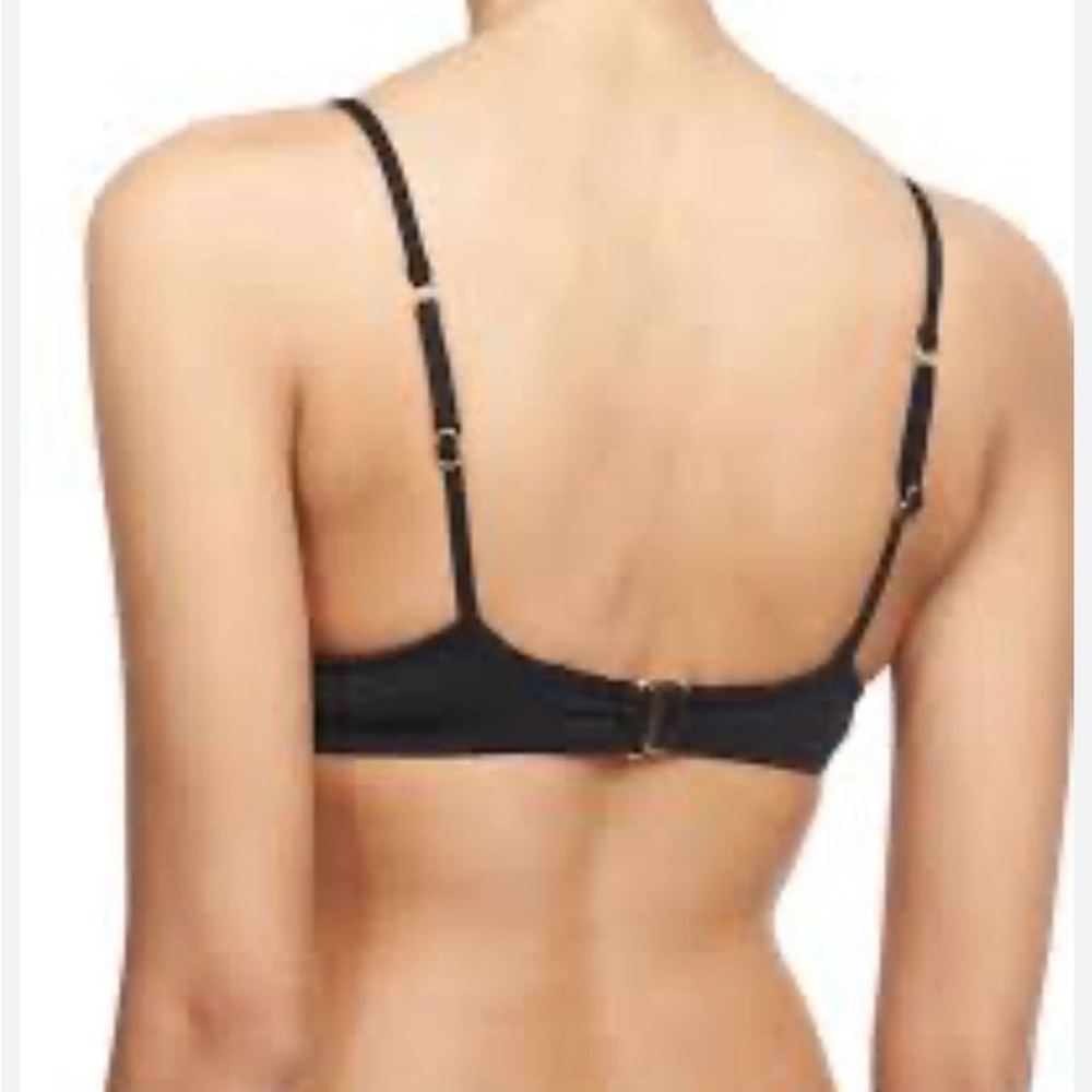 Ale by Alessandra Black Sands Bralette Bikini Top in Black Size Large - Picture 4 of 8
